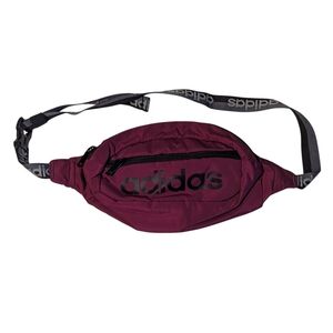 Adidas Waist Crossbody Fanny Belt Bag, Berry Purple